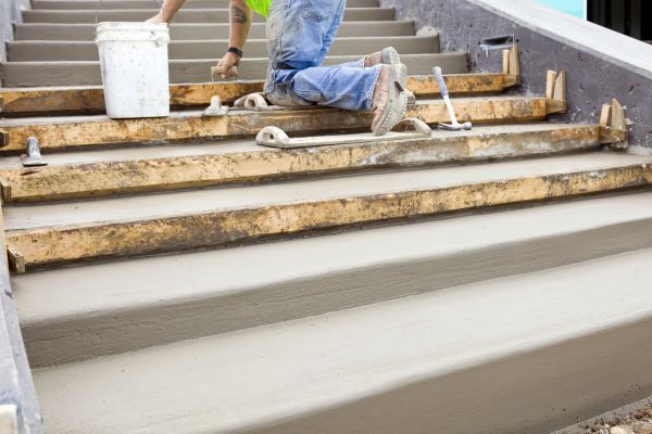 Concrete Steps Pouring in Gig Harbor