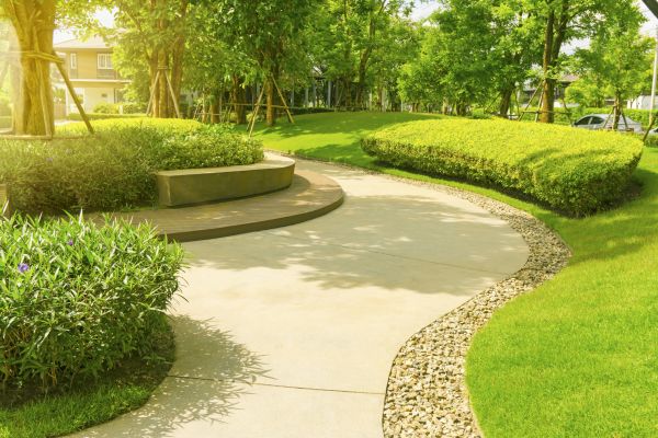 Cement Walkway Installation in Gig Harbor