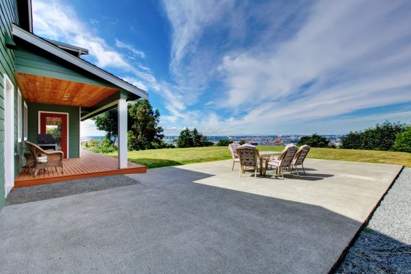 Yard Concrete Installation in Gig Harbor