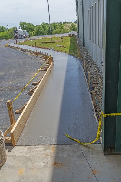 Concrete Sidewalk Paving in Gig Harbor